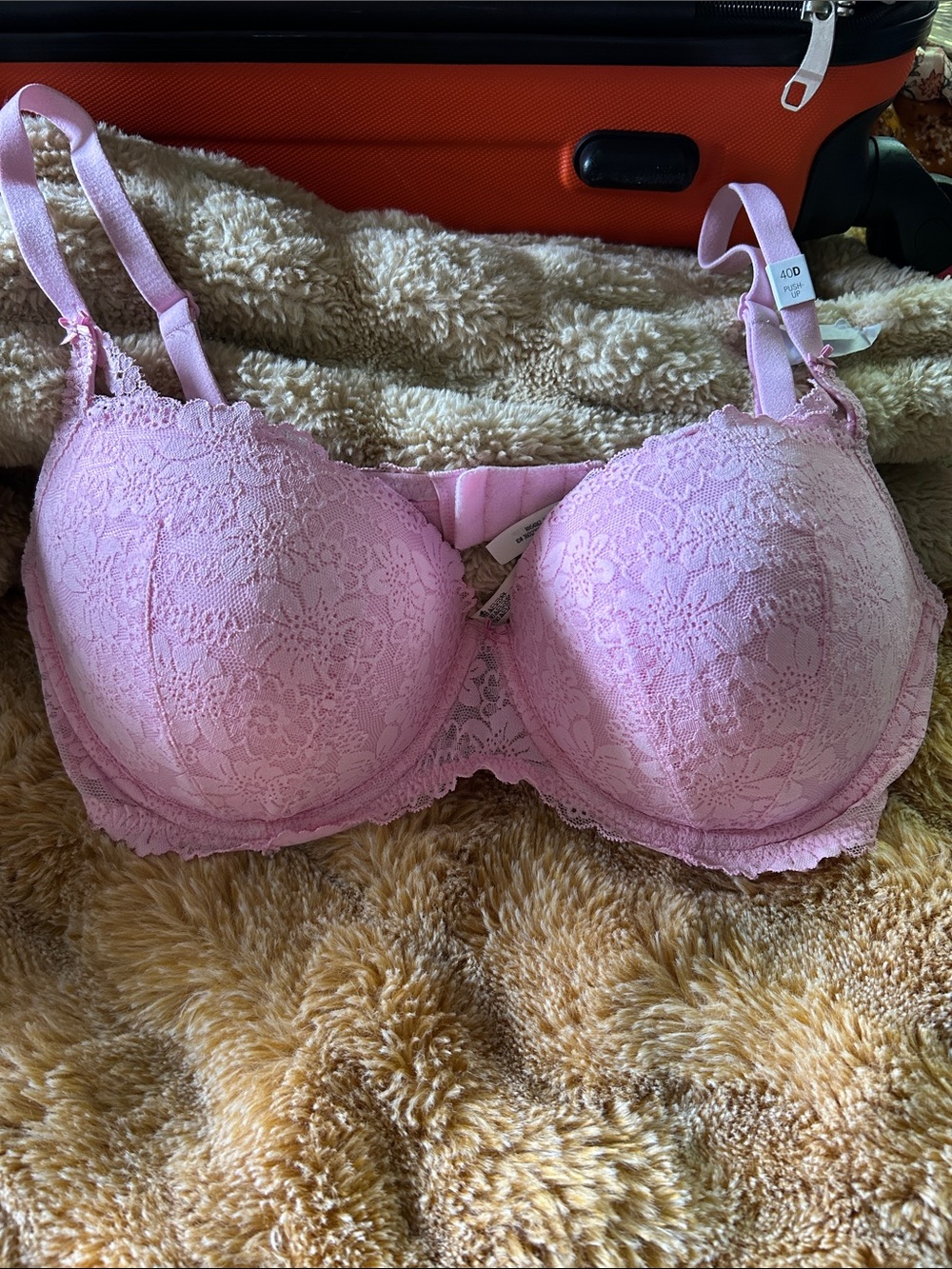 Victoria's Secret Pink Lace Balconette Underwire Bra